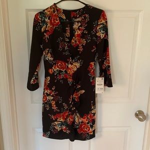 Long sleeve, multi colored dress